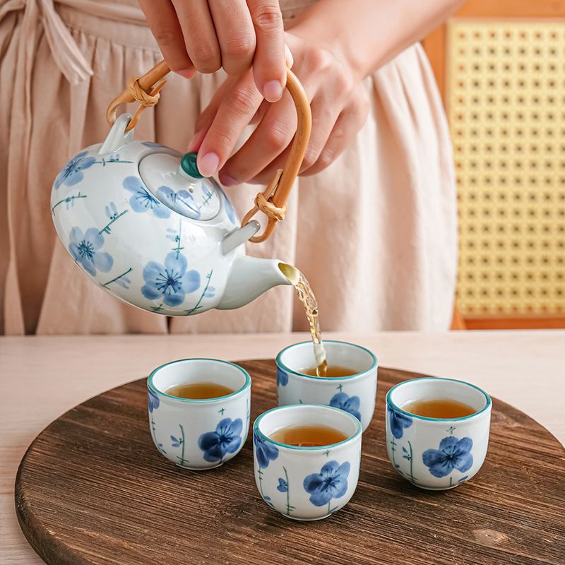 Bộ Trà Hoa Mận Xanh