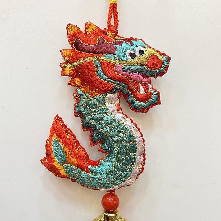 Treo Tết Rồng Xanh Đan Chỉ