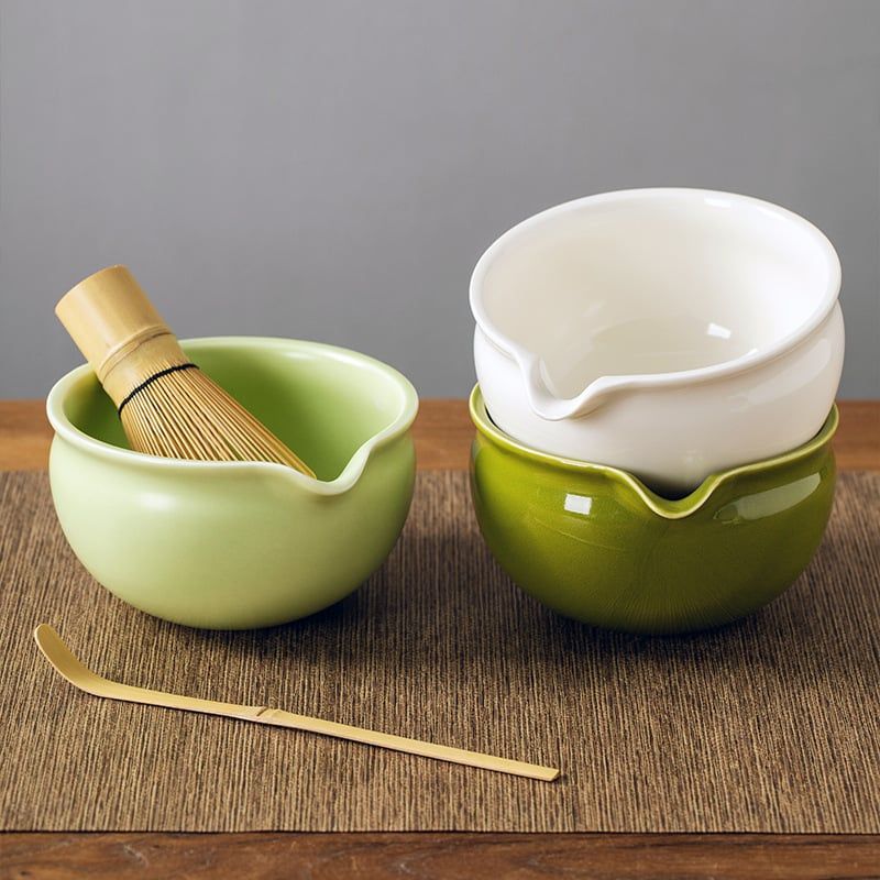 Set Pha Matcha Lá Non