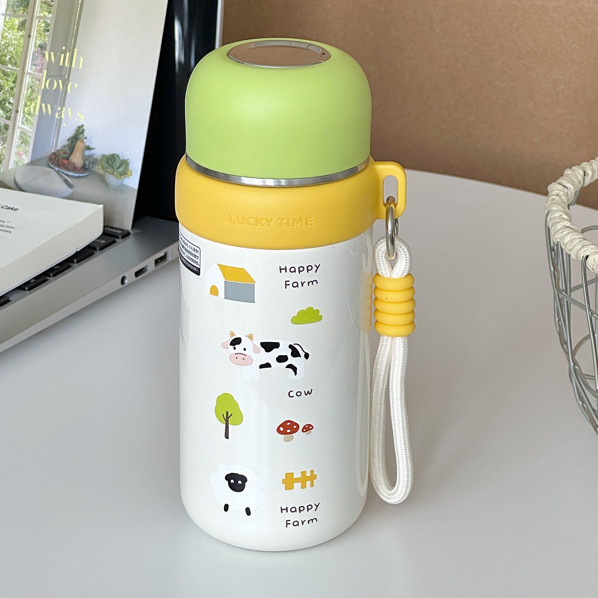 Bình Nước Giữ Nhiệt Happy Farm