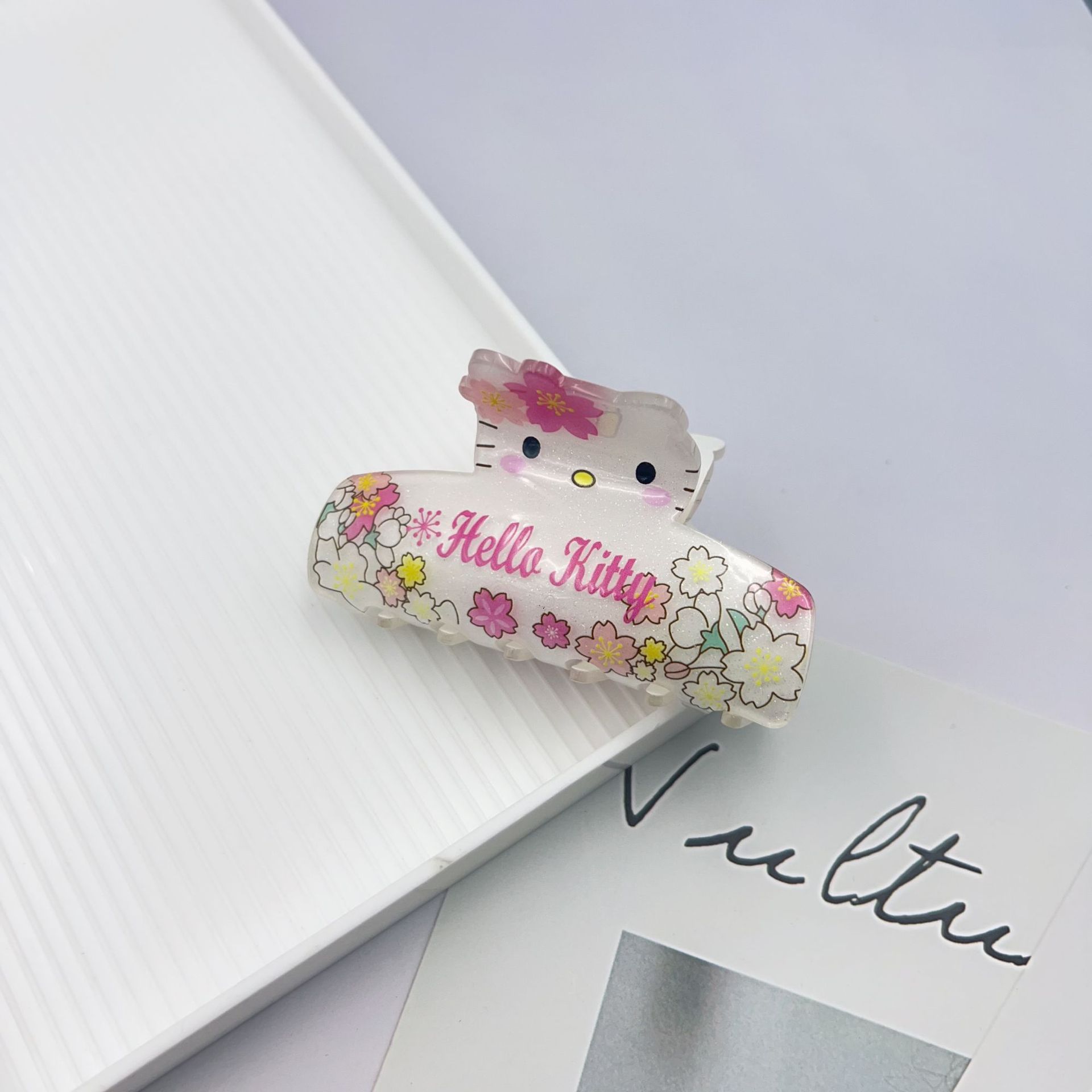 Kẹp Tóc Hello Kitty Hồng