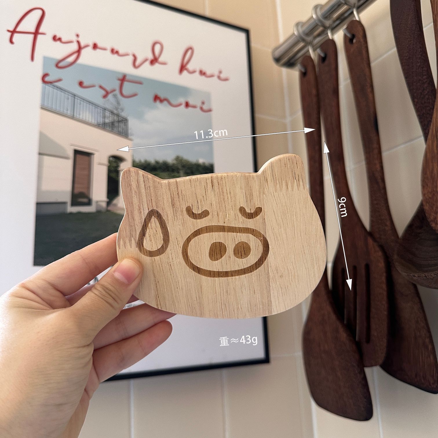 Lót Cốc Gỗ Animal