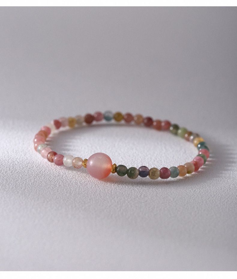 Vòng Tay Tourmaline Hồng Ngọc