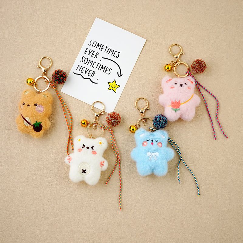 Móc Khóa Gấu Bông Dễ Thương