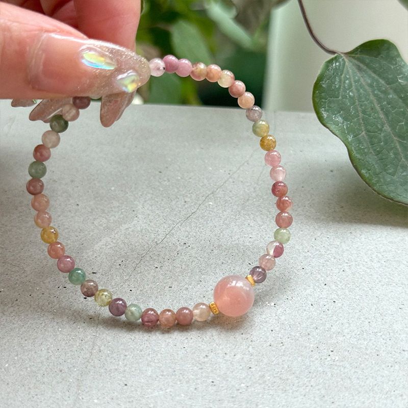 Vòng Tay Tourmaline Hồng Ngọc