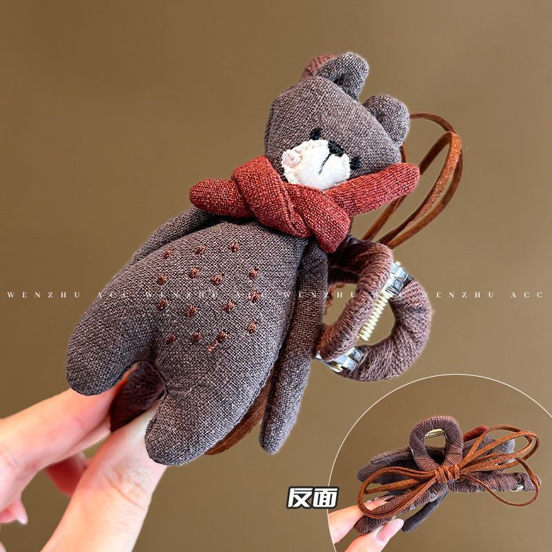 Kẹp Tóc Teddy Choàng Khăn