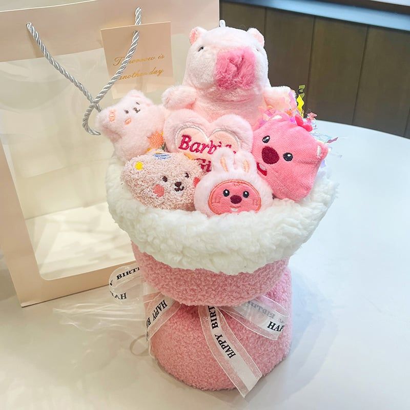 Bó Hoa Gấu Bông Bọc Vải