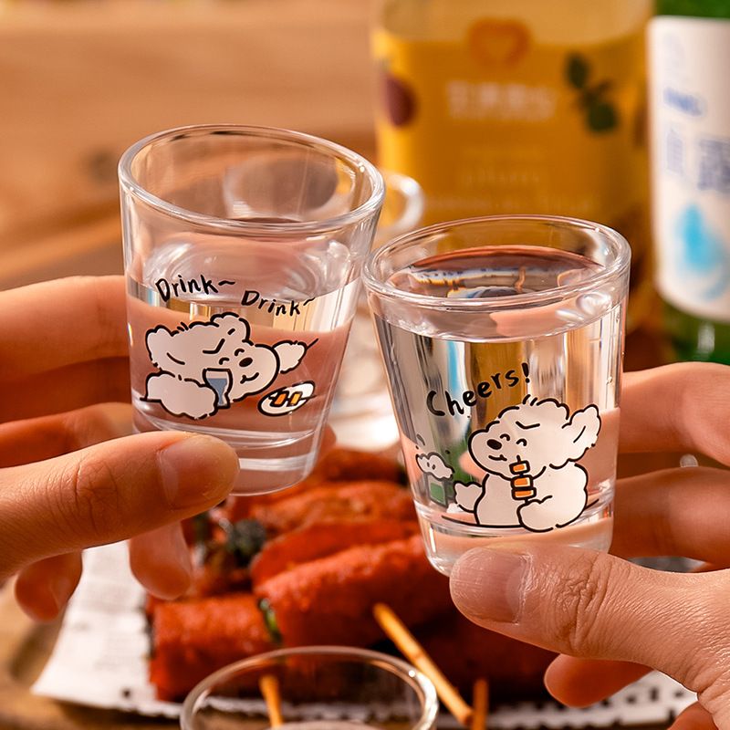 Set Ly Cún Xù Trắng