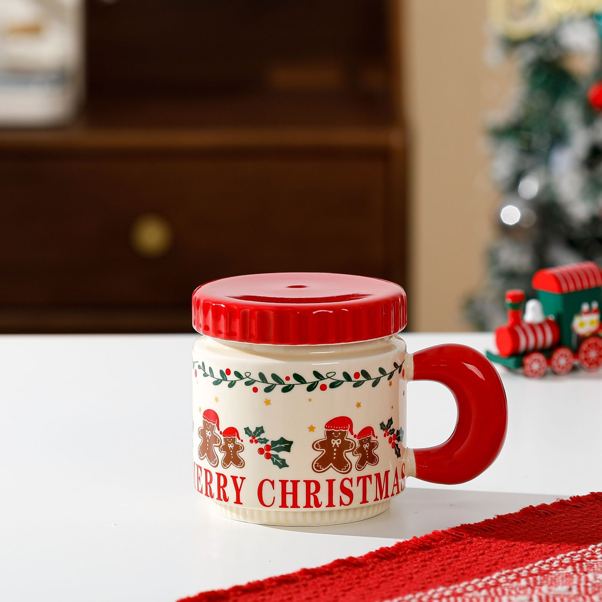 Cốc Bánh Gừng Merry Christmas