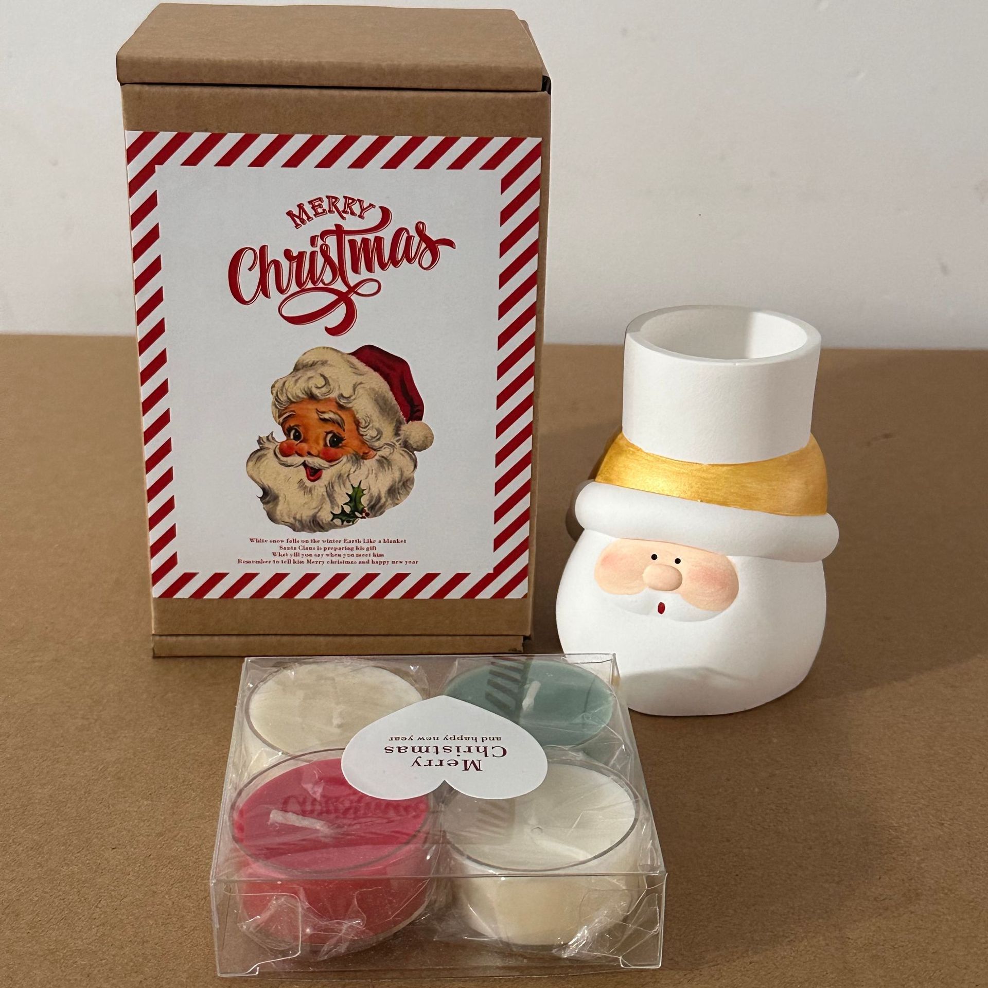 Đế Nến Santa Kèm Nến