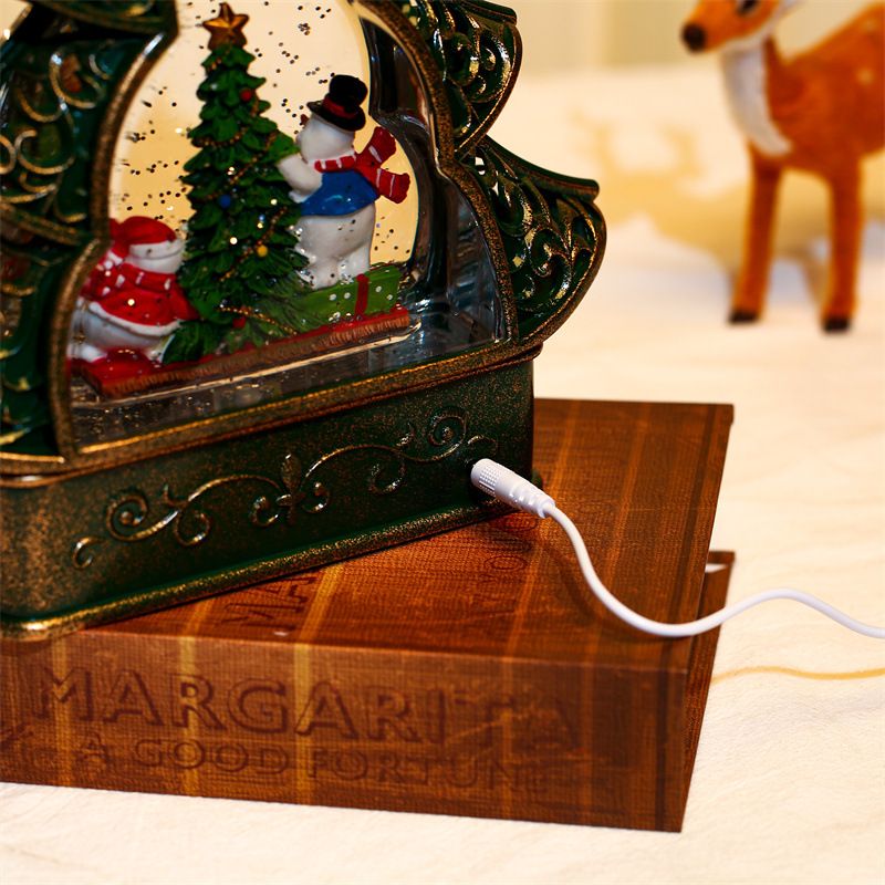 Hộp Nhạc Đèn Cây Thông Xmas