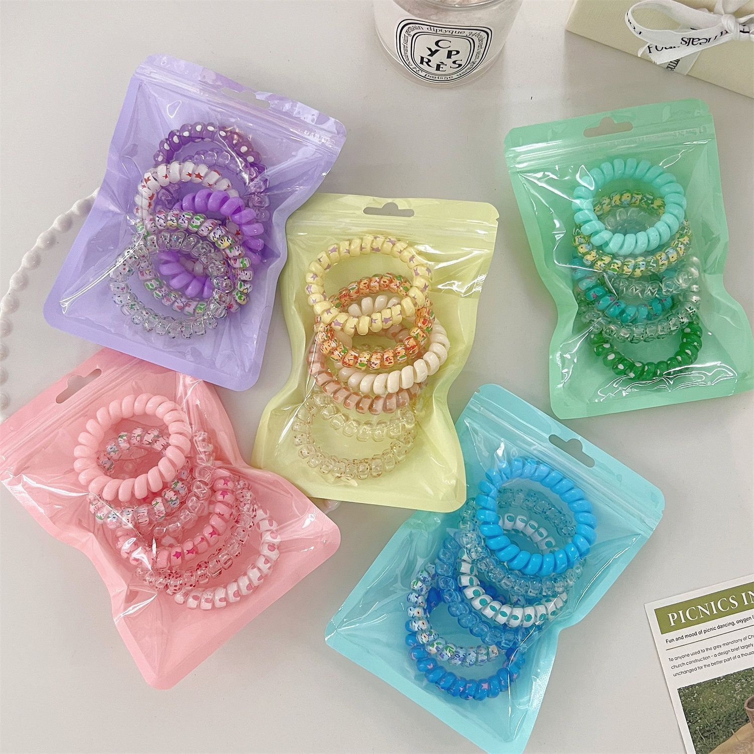 Set 6 Dây Buộc Tóc Color