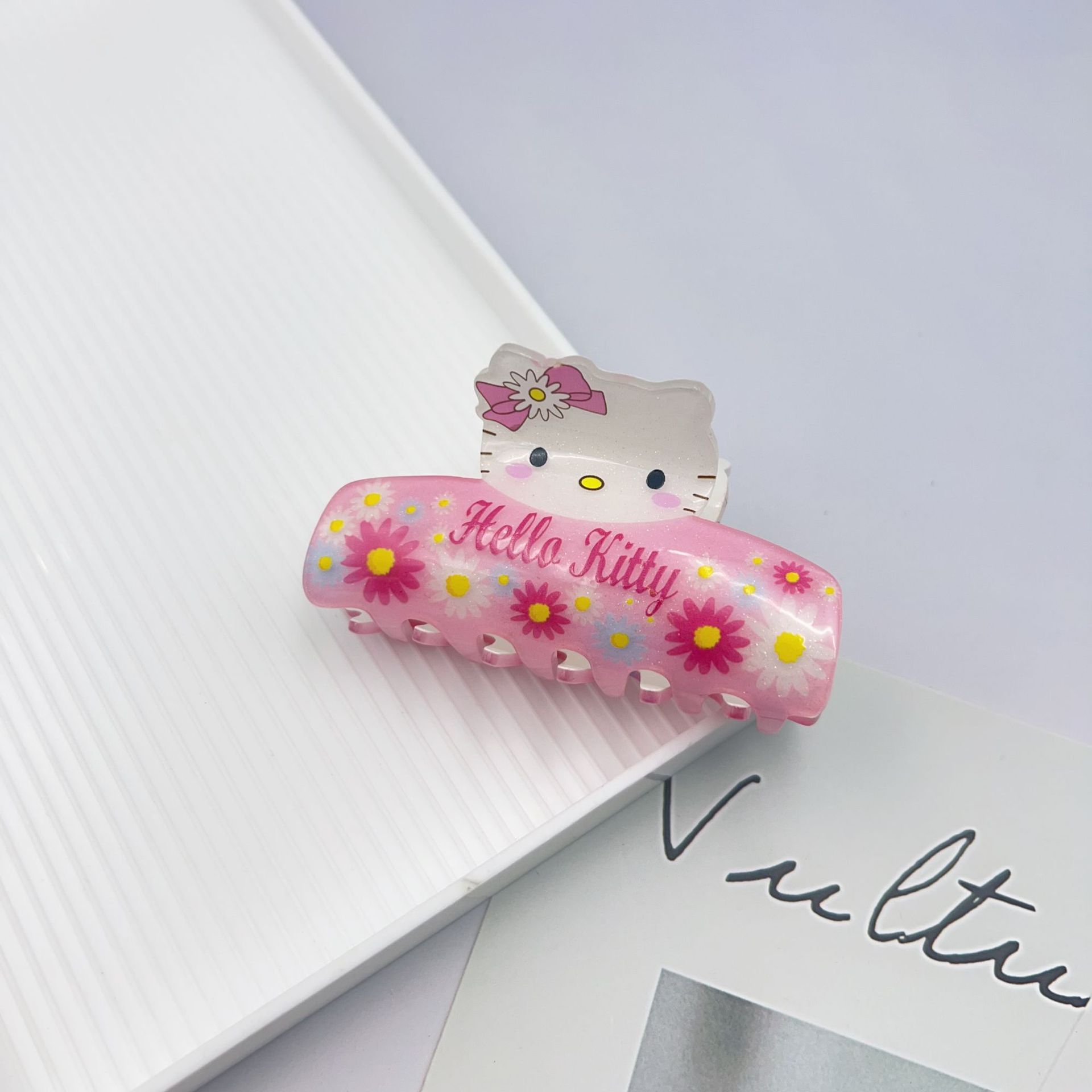 Kẹp Tóc Hello Kitty Hồng