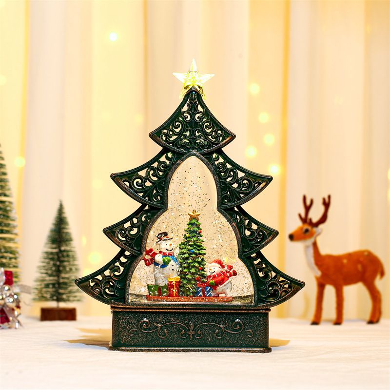 Hộp Nhạc Đèn Cây Thông Xmas