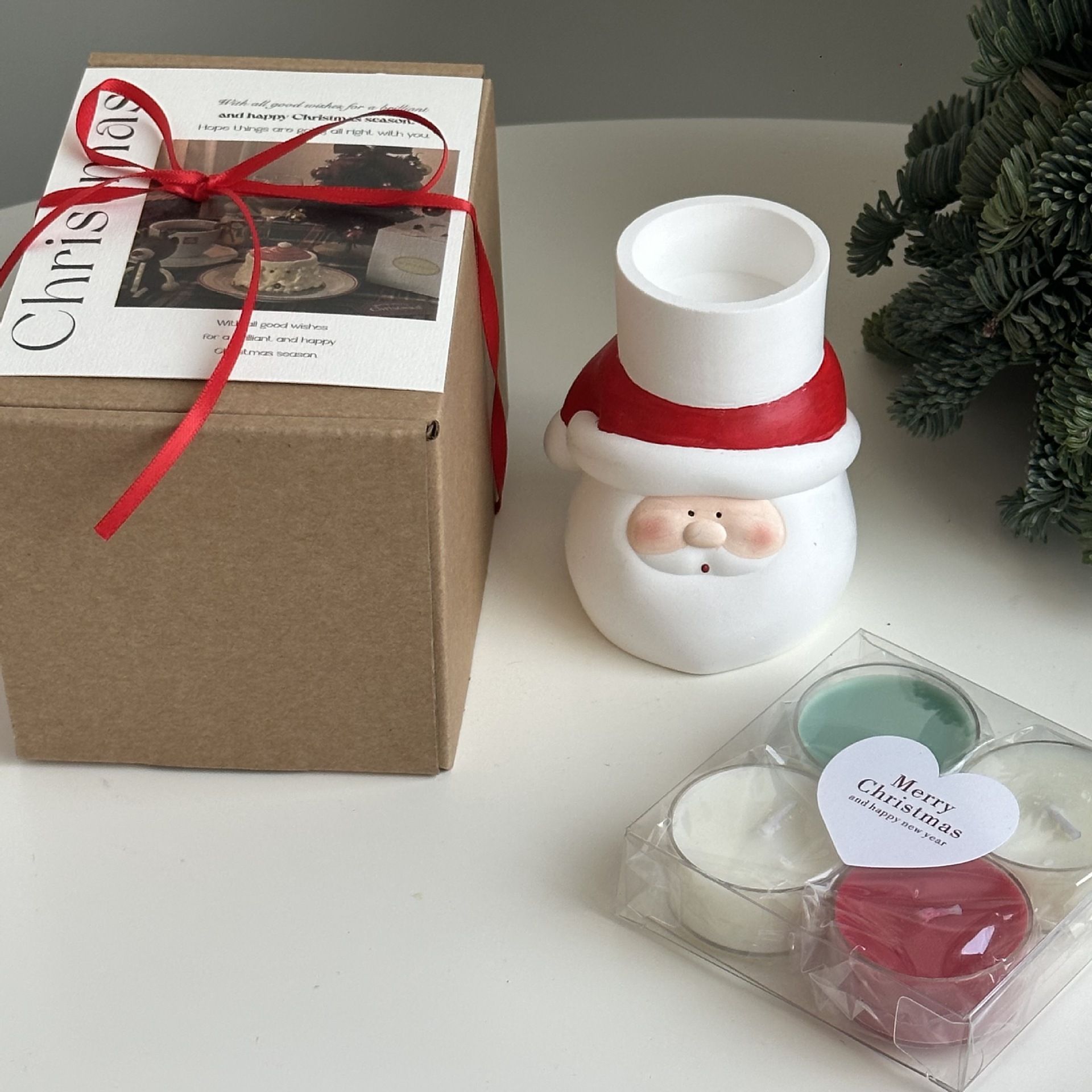 Đế Nến Santa Kèm Nến