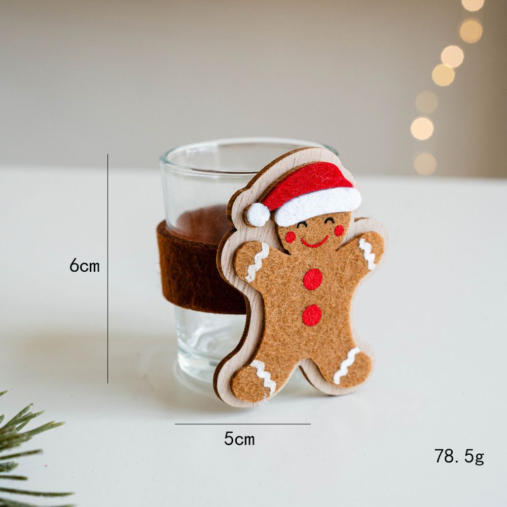 Cốc Nến Bánh Gừng Xmas
