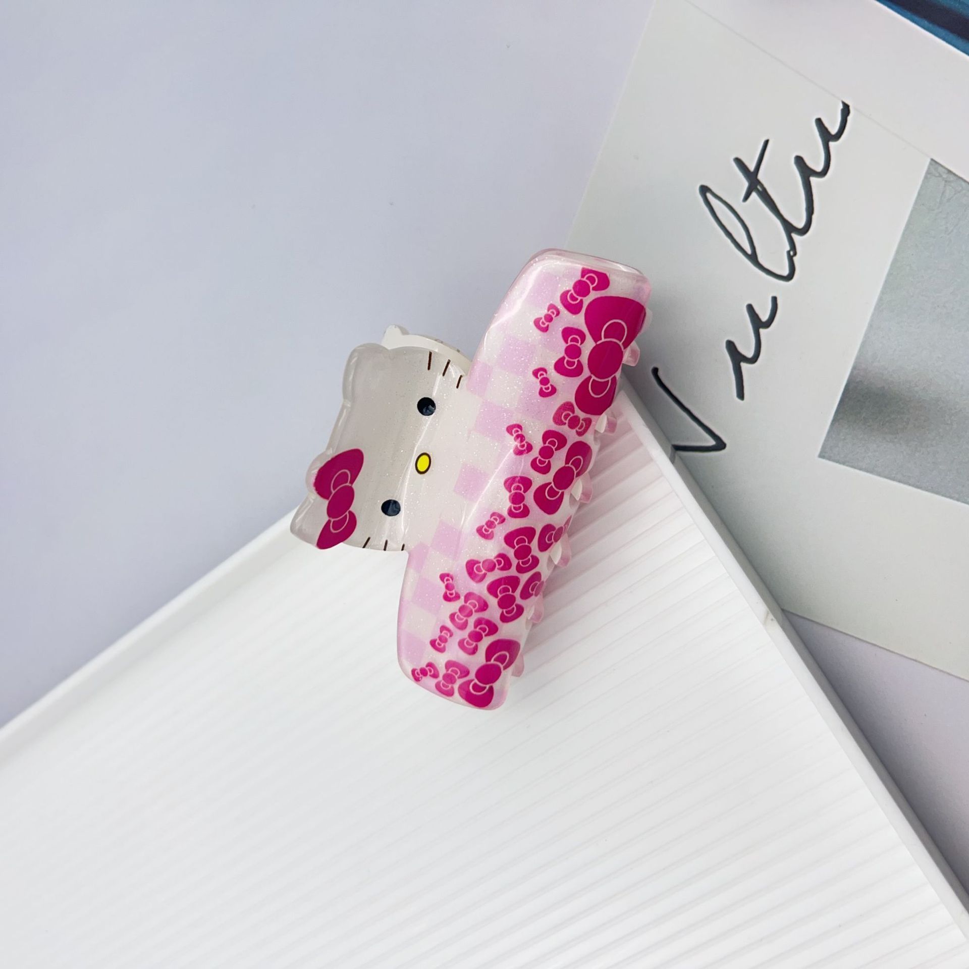 Kẹp Tóc Hello Kitty Hồng
