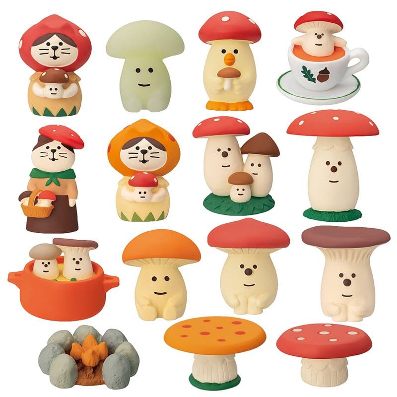 Tượng Mèo Mushroom