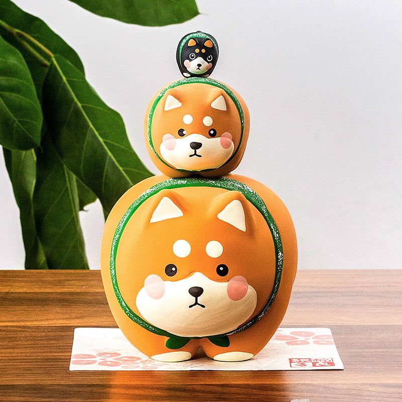 Tượng Cún Mèo Family