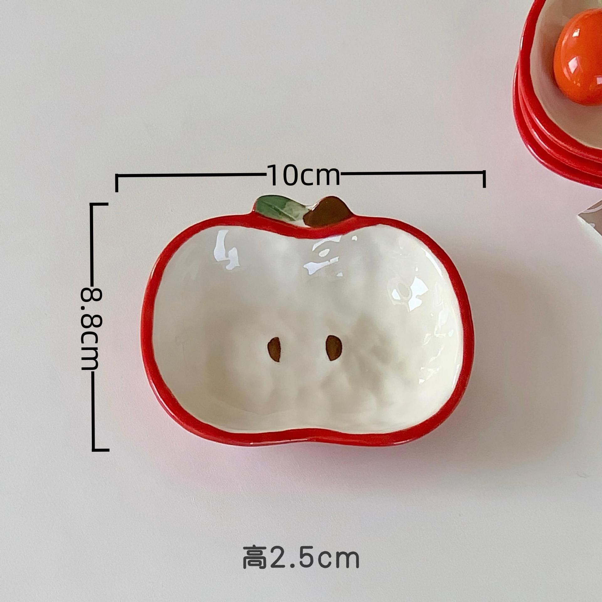 Bát Đĩa Trái Táo Hoạt Hình