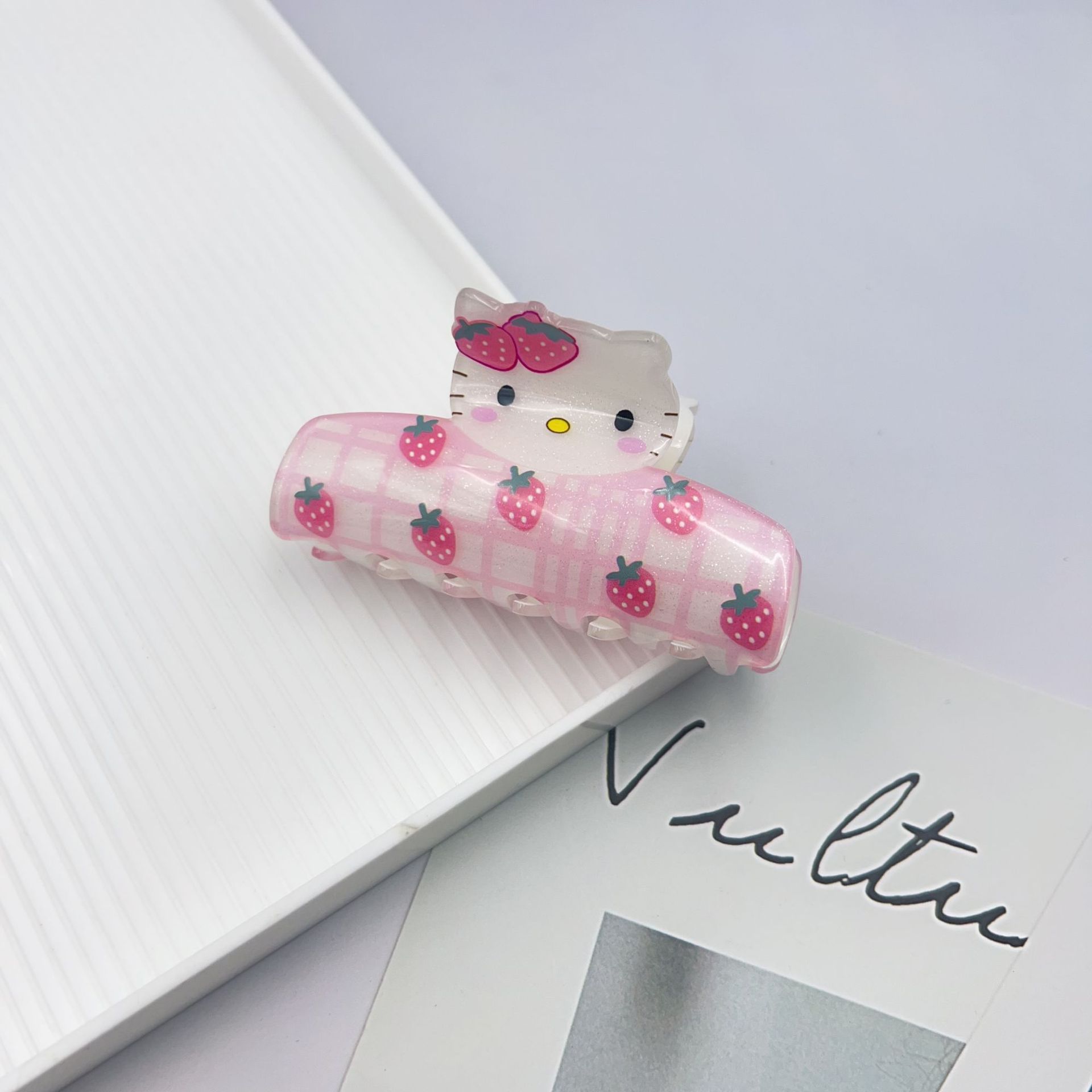Kẹp Tóc Hello Kitty Hồng