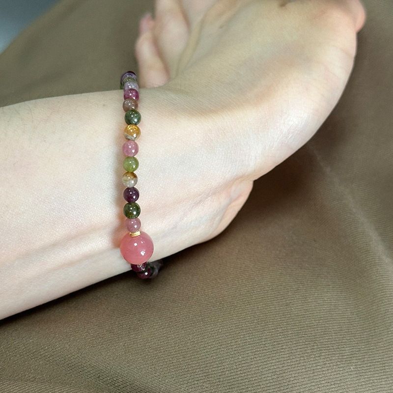 Vòng Tay Tourmaline Hồng Ngọc