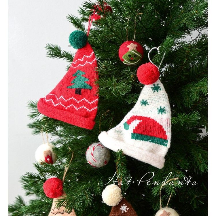 Mũ Len Treo Trang Trí X'mas