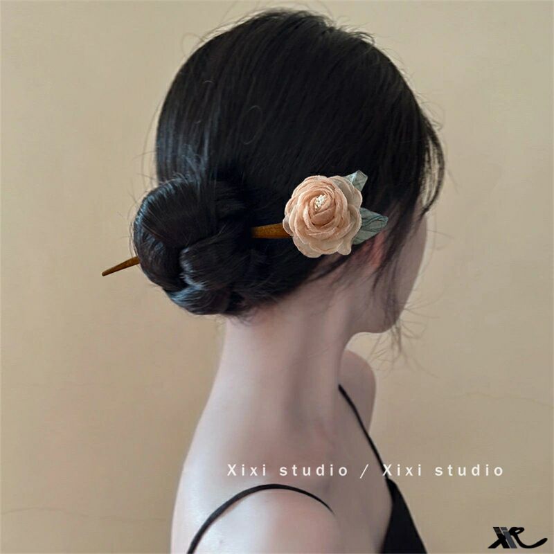 Trâm Cài Tóc Hoa Hồng