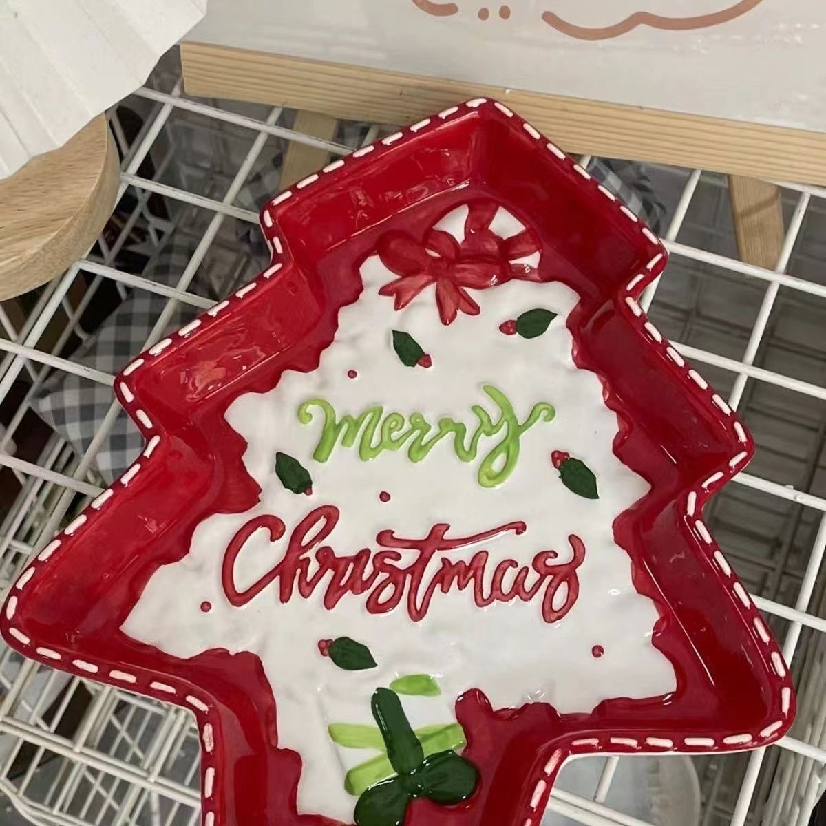 Đĩa Cây Thông Merry Christmas