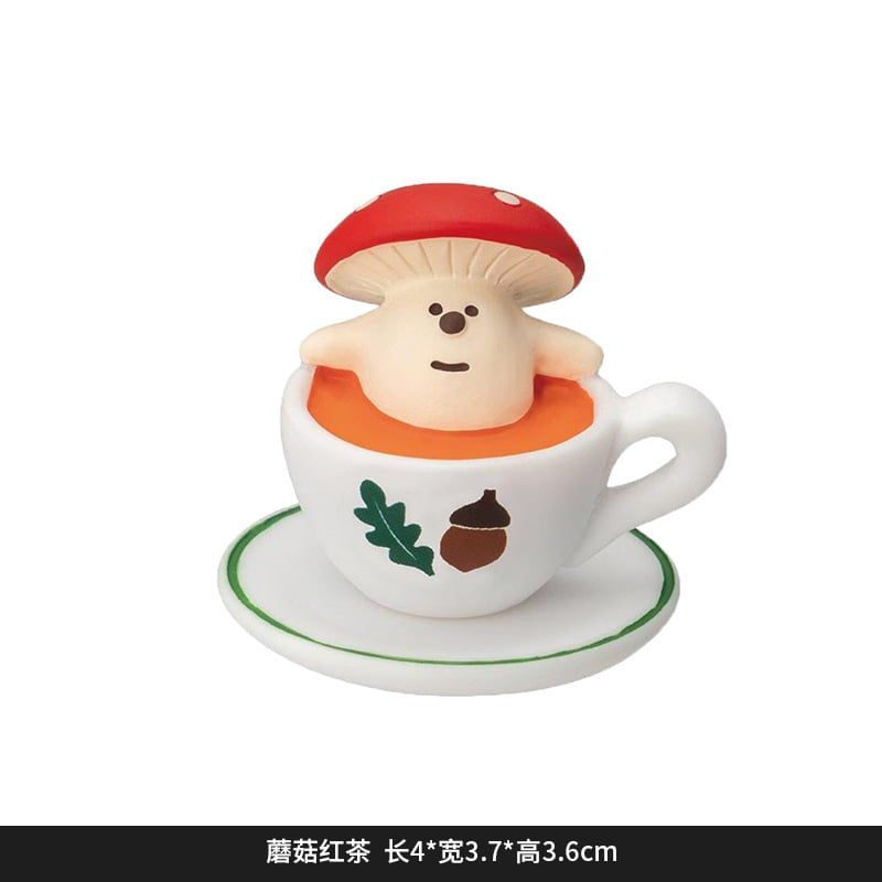 Tượng Mèo Mushroom