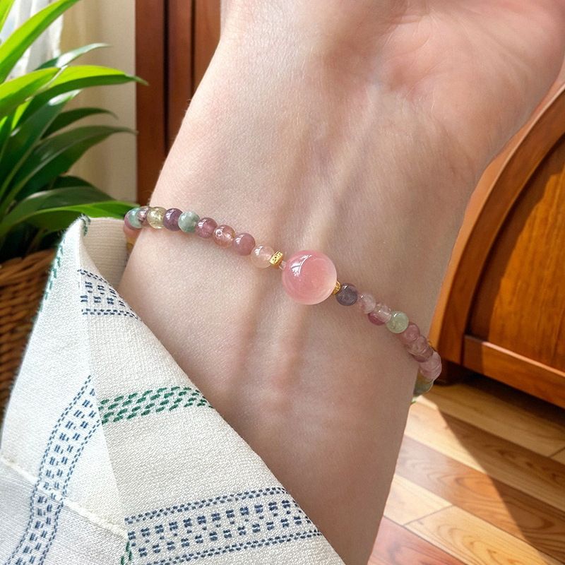 Vòng Tay Tourmaline Hồng Ngọc