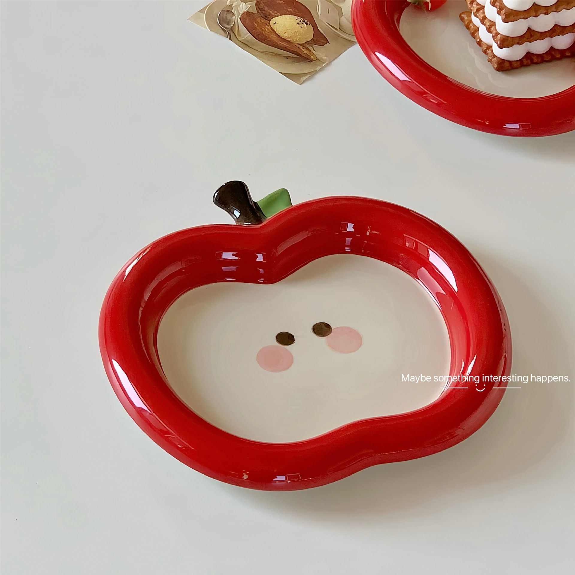 Đĩa Táo Dễ Thương