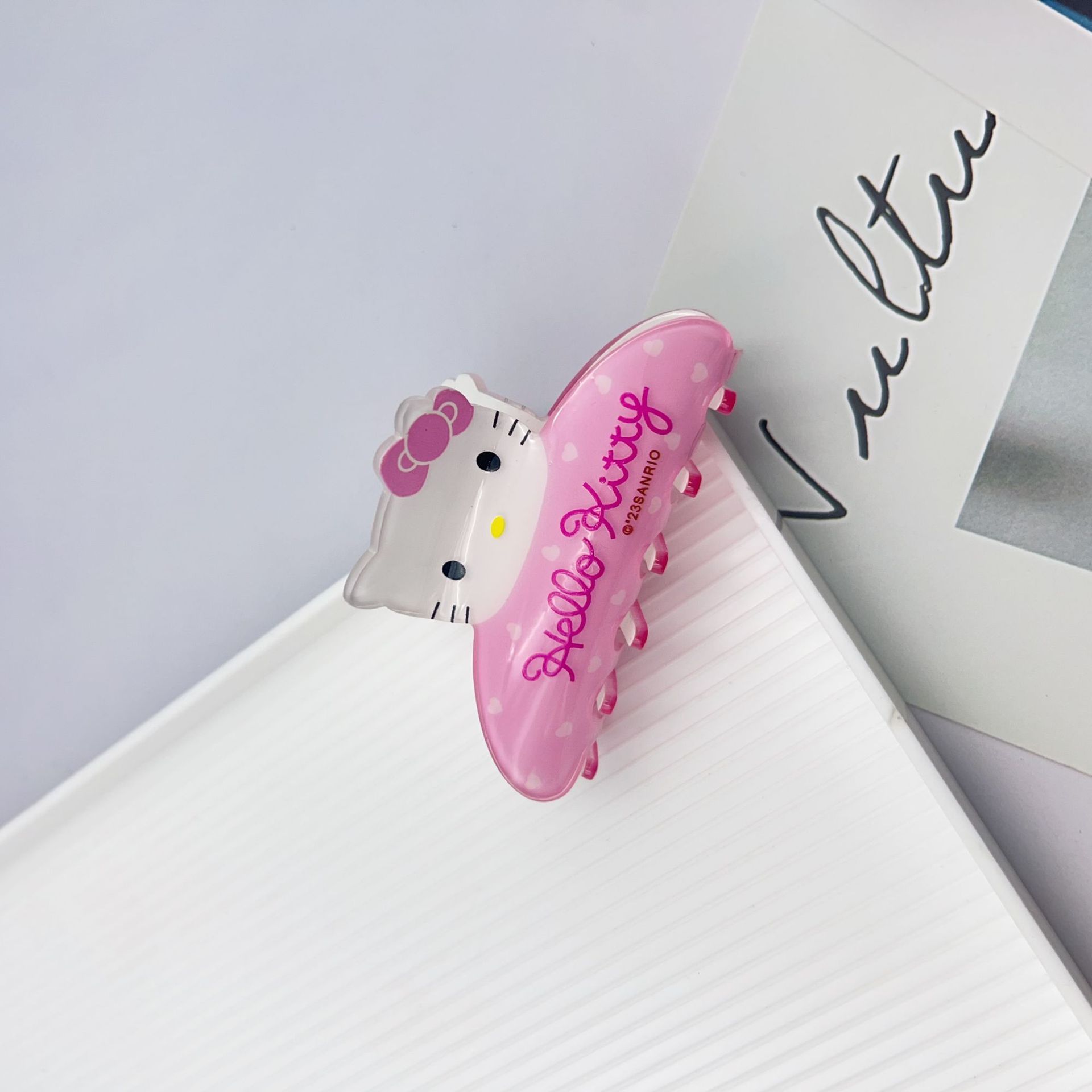 Kẹp Tóc Hello Kitty Hồng