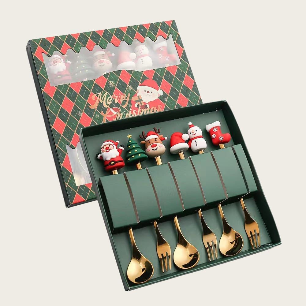 Set Thìa, Dĩa Merry Christmas