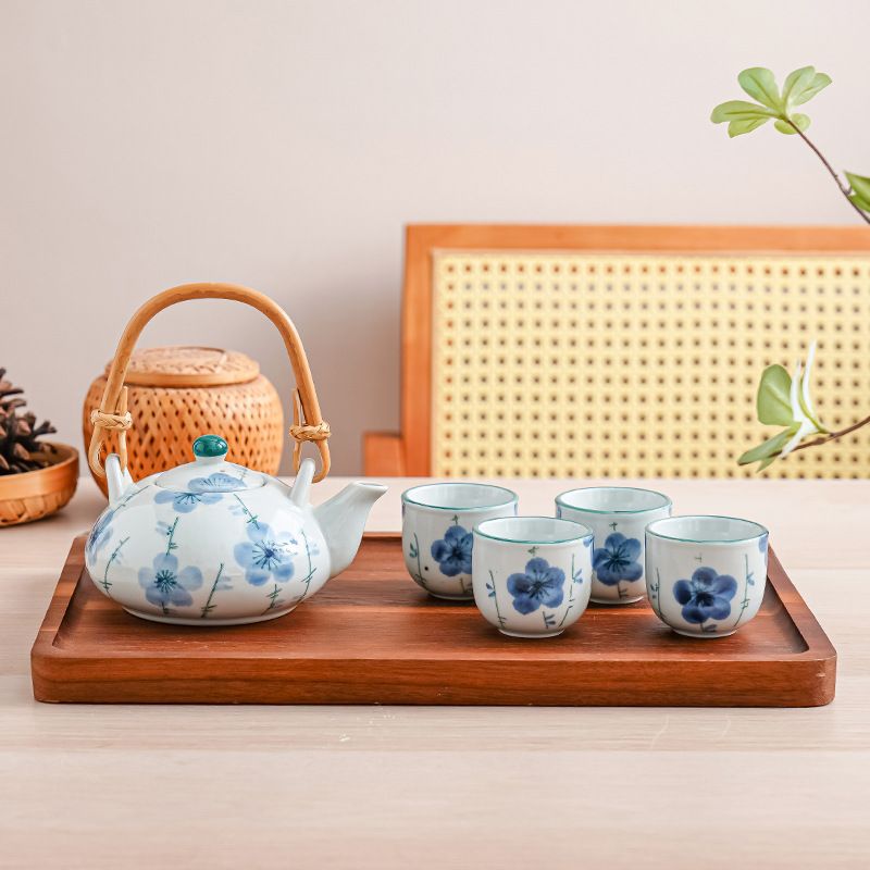Bộ Trà Hoa Mận Xanh