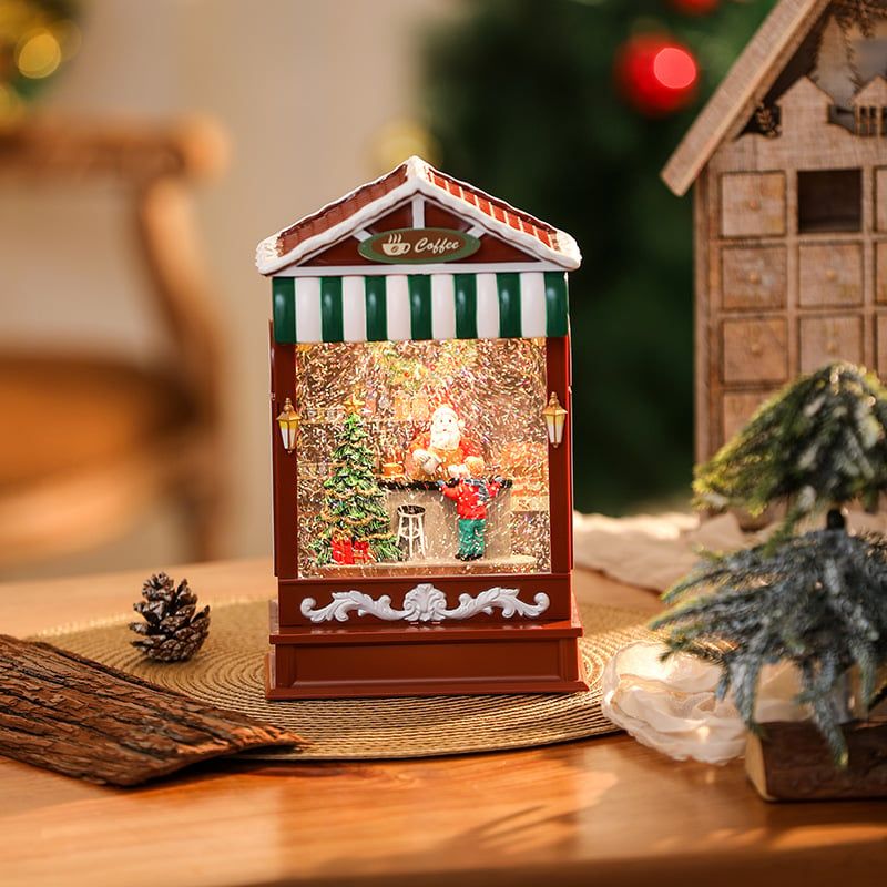 Hộp Nhạc Đèn Khung Cửa Sổ Xmas