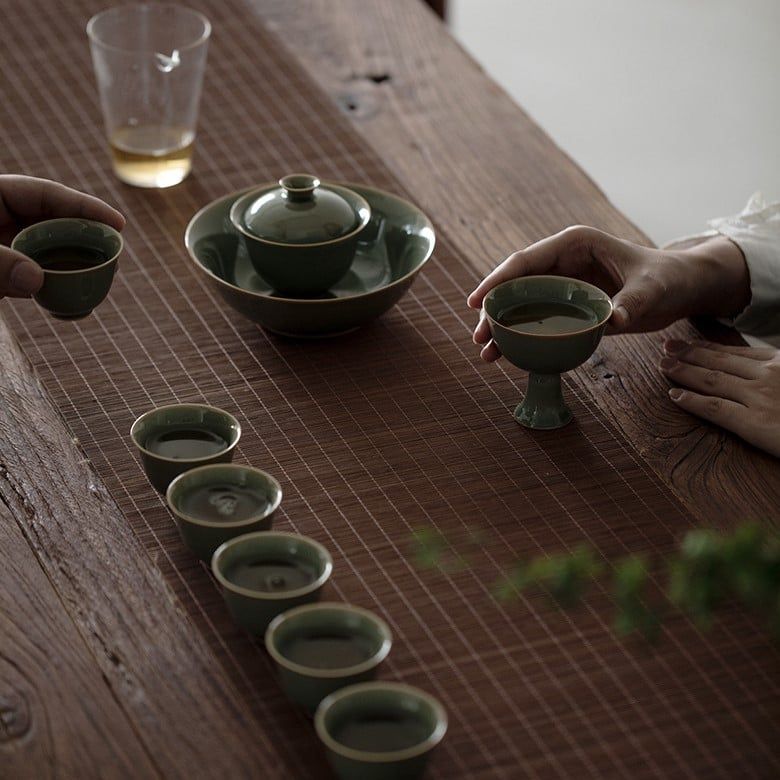 Chén Trà Men Ngọc Đế Cao