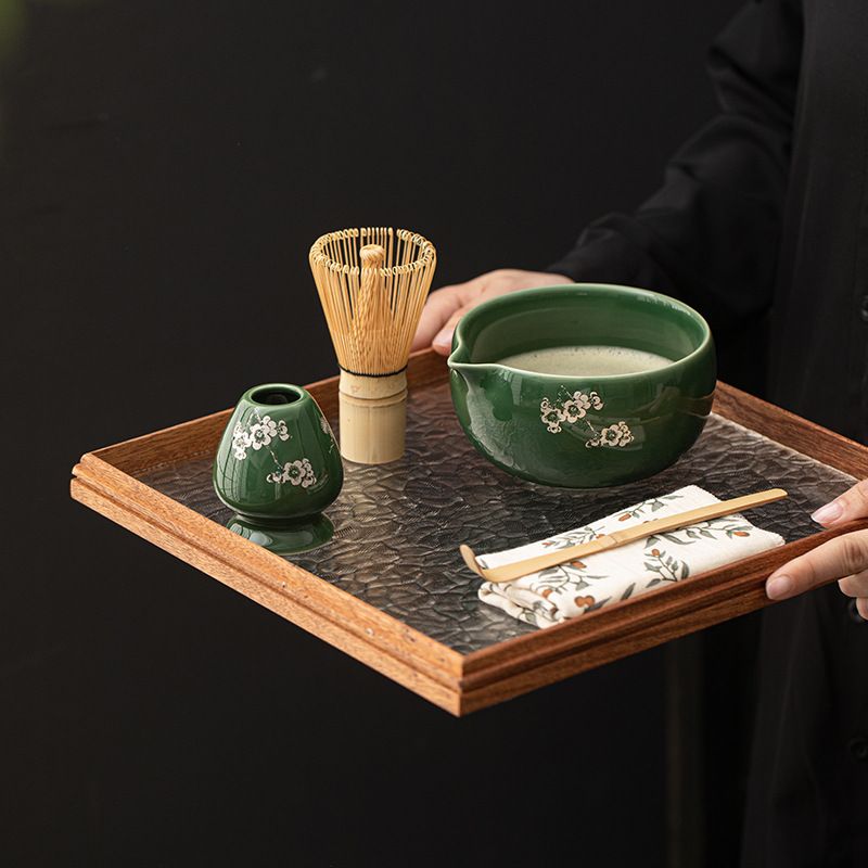 Set Pha Matcha Bông Mai