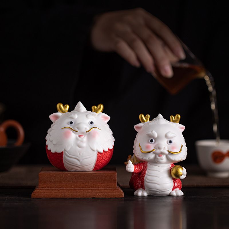 Tượng Rồng Ú Râu Vàng