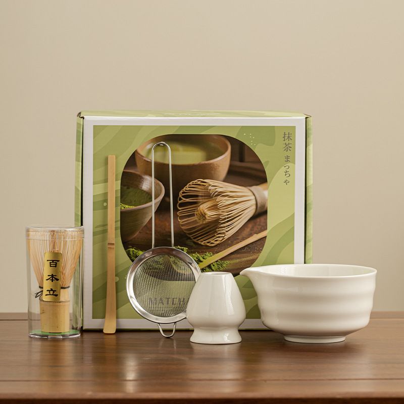 Set Pha Matcha Óng Ánh