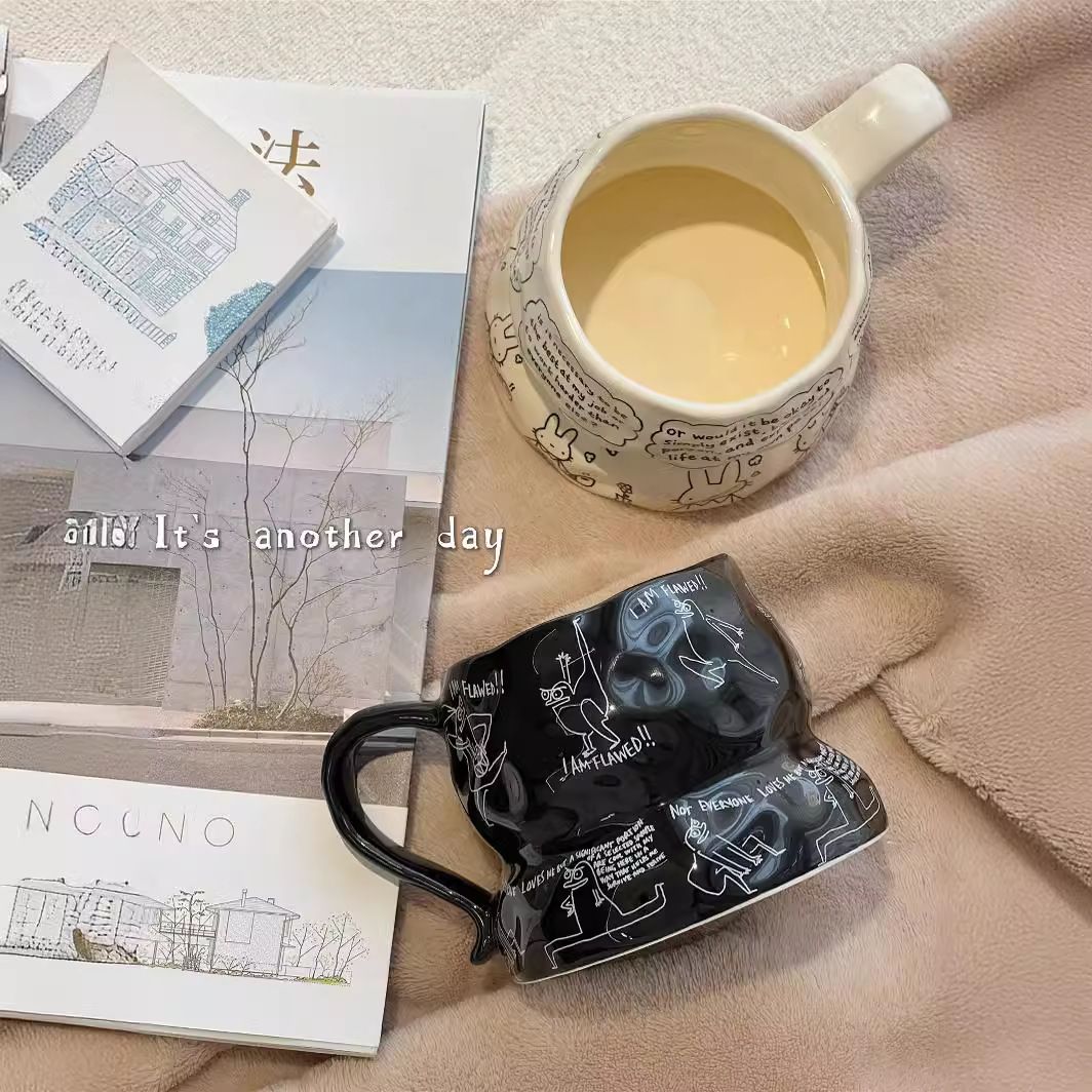 Cốc Hình Vẽ Đáng Yêu