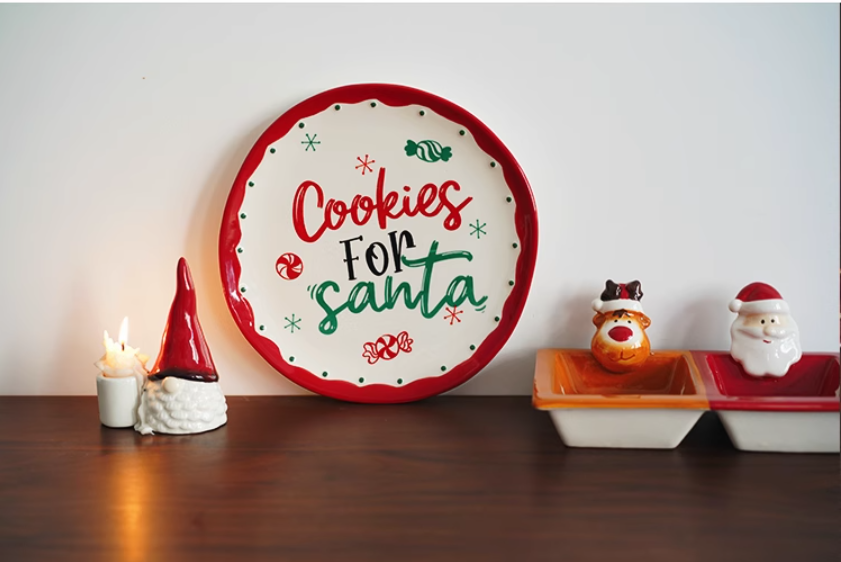 Đĩa Cookies For Santa Candy