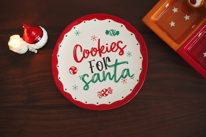 Đĩa Cookies For Santa Candy