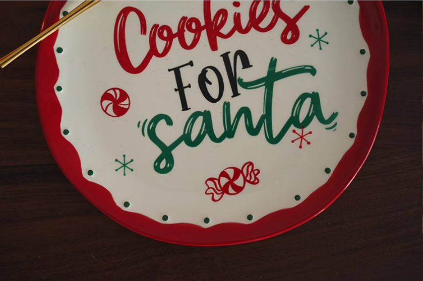 Đĩa Cookies For Santa Candy