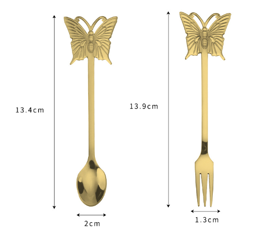 Thìa, Dĩa Inox Bướm