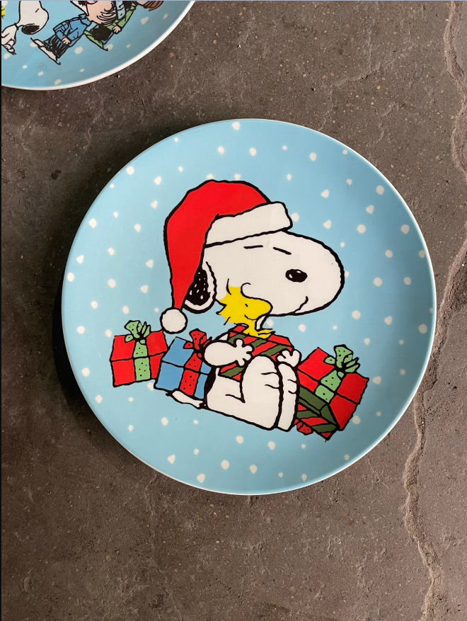 Đĩa Snoopy Đón Giáng Sinh