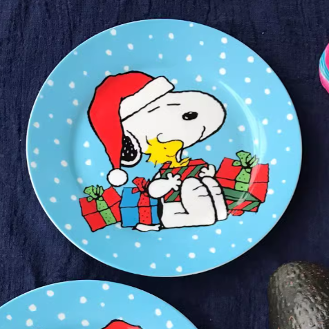 Đĩa Snoopy Đón Giáng Sinh