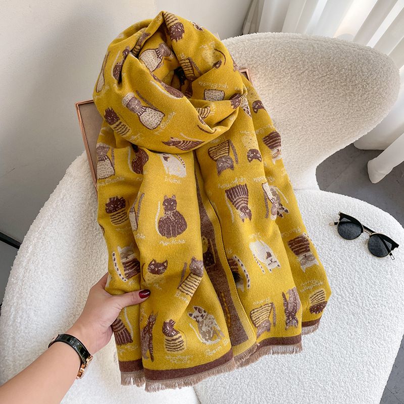 Khăn Choàng Cổ Fashion Cat