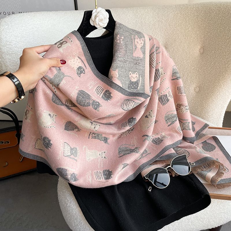Khăn Choàng Cổ Fashion Cat