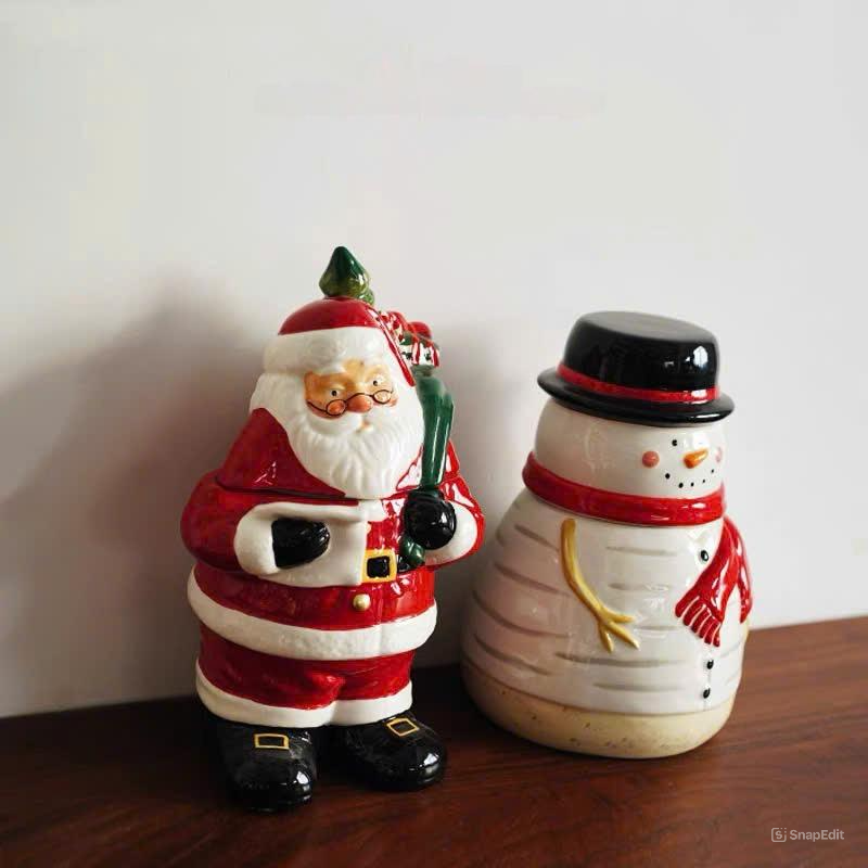 Hũ Gốm Merry Christmas
